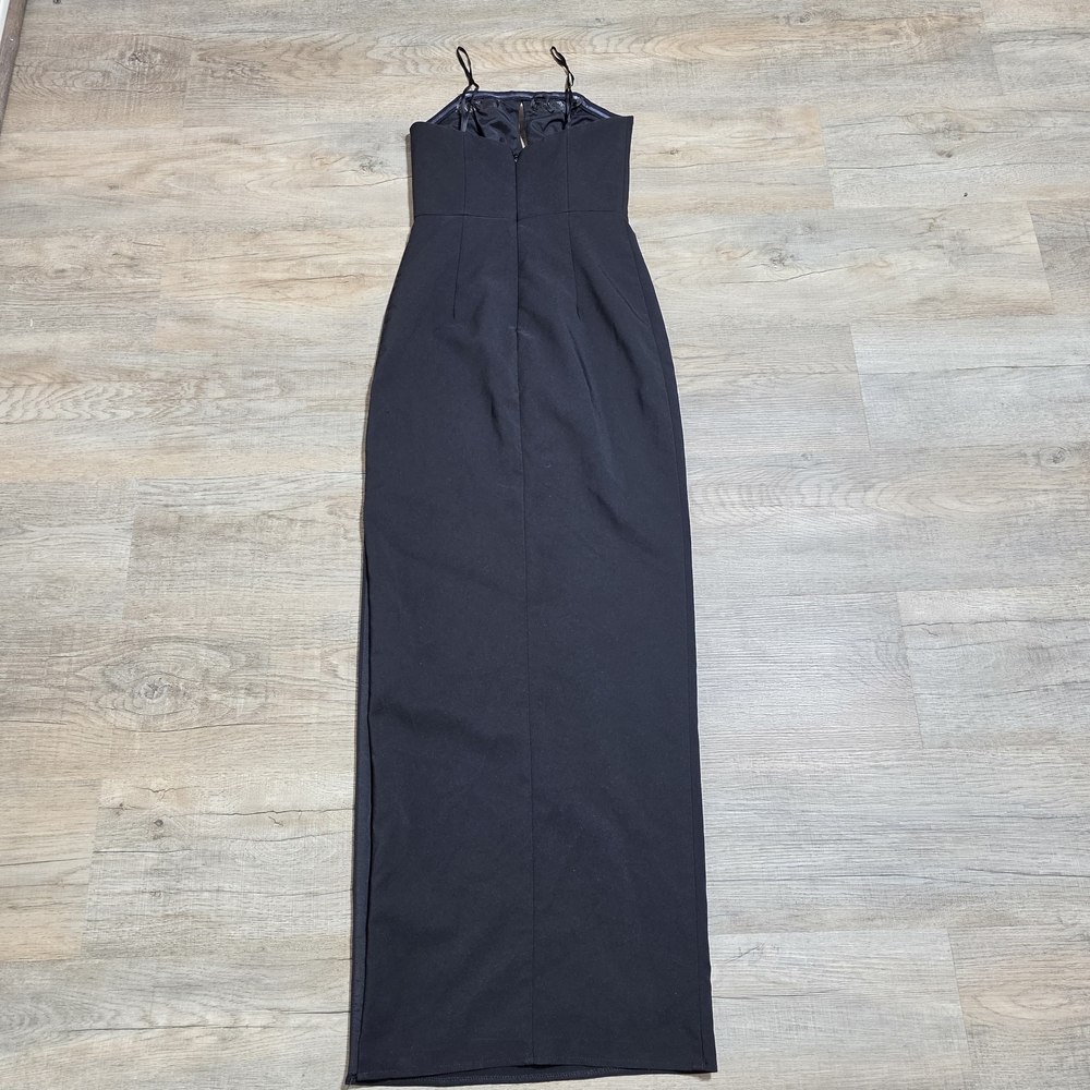 LIV FOSTER STRETCH CREPE COLUMB GOWN SIZE 0 MSRP $350
